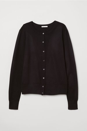 Fine-knit Cardigan - Black - Ladies | H&M US