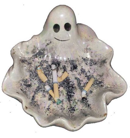 ghostly ash tray png