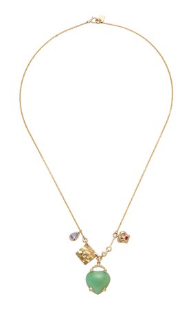 Lucky Charms 14K Gold And Multi-Stone Necklace by SCOSHA | Moda Operandi