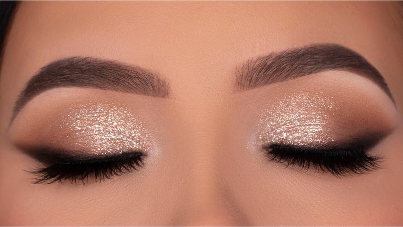 Soft Glitter Eye Makeup for Wedding/ Party/Special Occasion