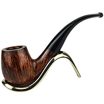 Amazon.com: SJMMYD Briar Wood Pipe Pipe Tobacco Pipe Smoking Gift,Photinia Wood,13x4.5cm: Health & Personal Care