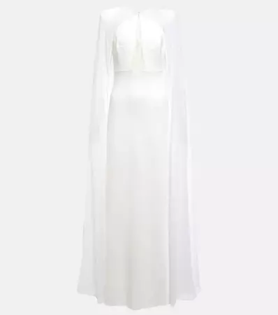 Vestido De Novia De Chifon en Blanco - Roland Mouret | Mytheresa