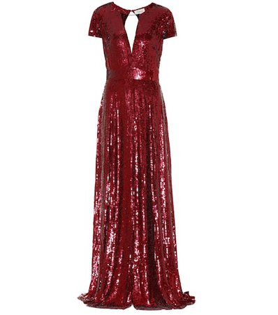 Ray sequinned gown