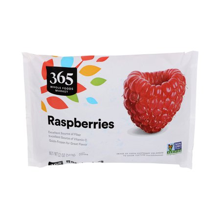 Frozen Fruit, Raspberries, 12 oz, 365 by Whole Foods Market | Whole Foods Market