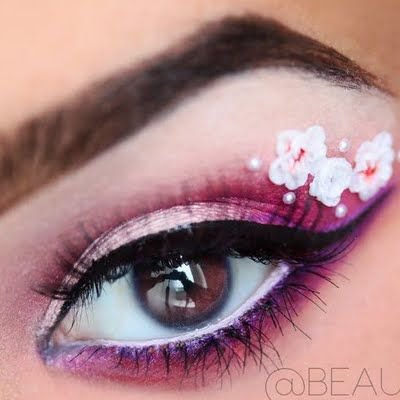 cherry blossom makeup