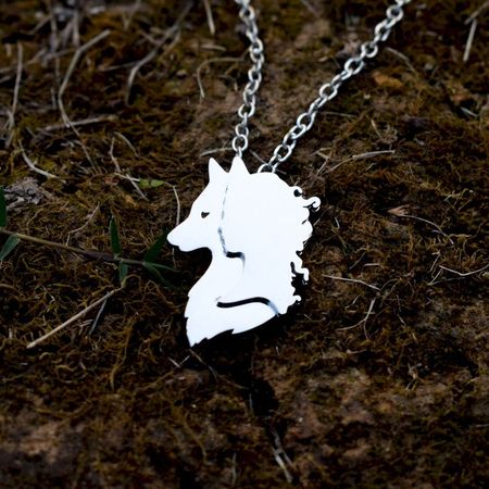 Woman of the White Wolf necklace