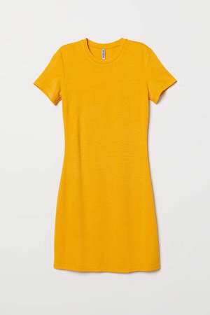 Jersey Dress - Yellow