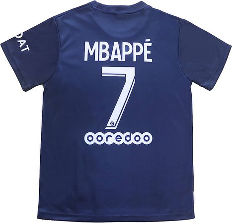 Amazon.com : ORGBRAIN 2022/2023 Home #10 Mbappe Football Soccer Kids Jersey Shorts Socks Set Youth Sizes (Navy, 16) : Clothing, Shoes & Jewelry