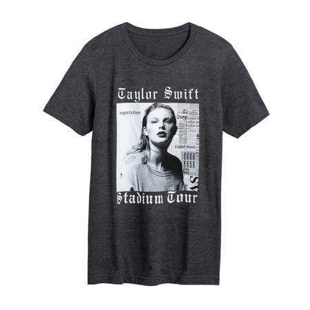 DARK GREY HEATHER ALBUM COVER TEE – Taylor Swift Official Store
