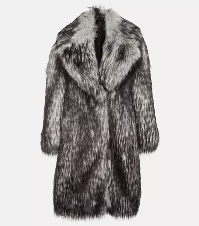 Faux Fur Coat in Grey - Tom Ford | Mytheresa