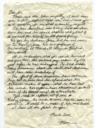 Marion's letter | Indiana Jones Wiki | Fandom