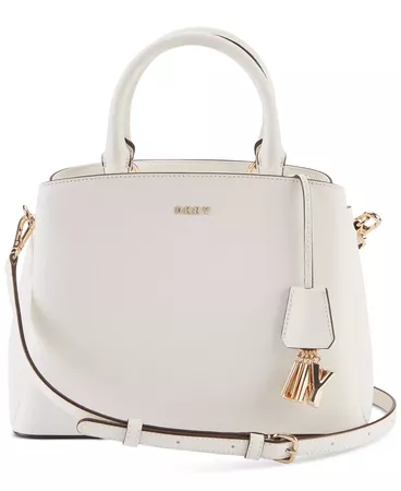 DKNY Leather Paige Medium Satchel & Reviews - Handbags & Accessories - Macy's