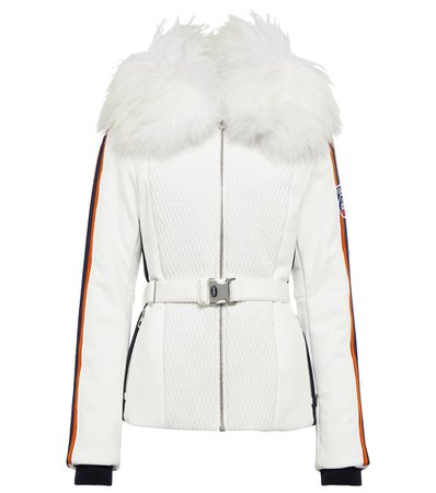 Chloé - x Fusalp shearling-trimmed ski jacket | Mytheresa