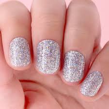 glitter silver nails – Google Sök