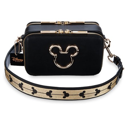 Mickey Mouse Black and Gold Shoulder Bag | shopDisney