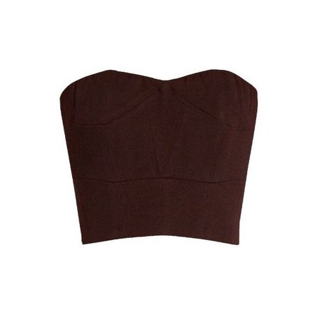 Raey Cropped crepe corset top