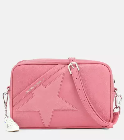 Star Leather Shoulder Bag in Pink - Golden Goose | Mytheresa