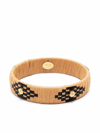 Gas Bijoux Rofia raffia cuff bracelet