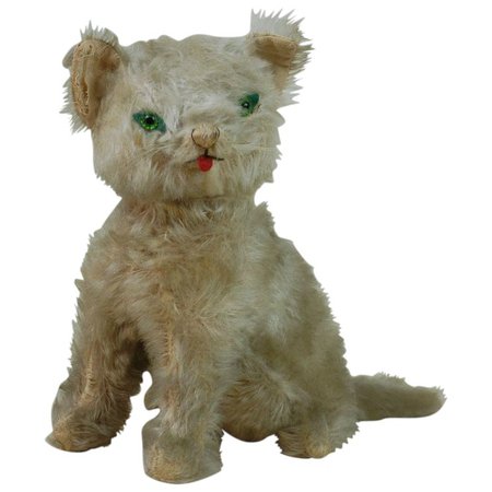 1920's-1930's Early Stuffed Cat Plush : Fun City | Ruby Lane