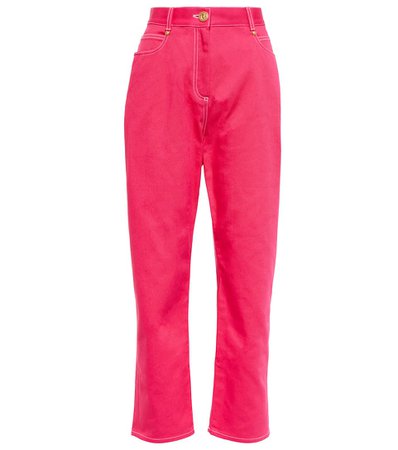 Balmain x Barbie® high-rise kickflare jeans
