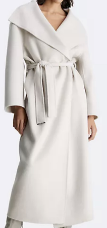 Wool Belted Wrap Coat | Calvin Klein