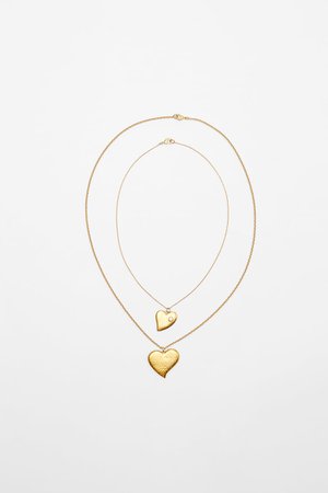 PACK OF HEART NECKLACES | ZARA United States
