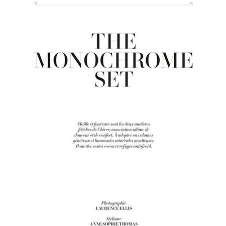 The Monochrome Set text
