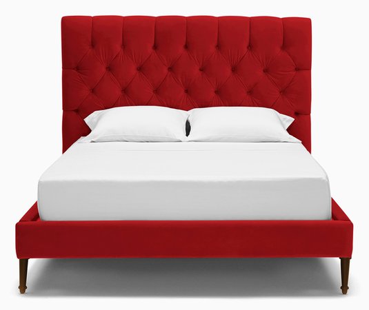 Helmsworth Bed | Joybird red