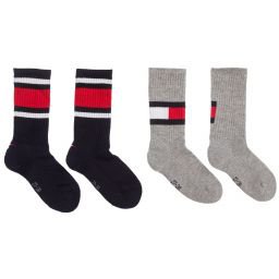 Tommy Hilfiger - Cotton Sports Socks (2 pack) | Childrensalon