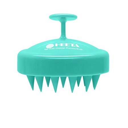Amazon.com : Hair Shampoo Brush, Heeta Scalp Care Hair Brush with Soft Silicone Scalp Massager (Green) : Beauty