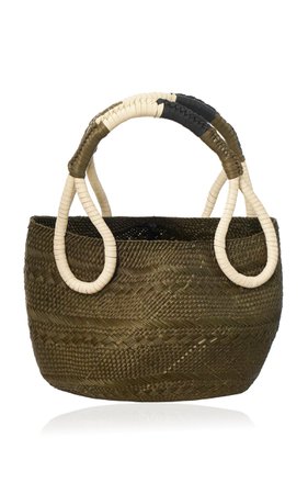 Tejiendo Esperanzas Iraca Palm Top Handle Bag By Johanna Ortiz | Moda Operandi