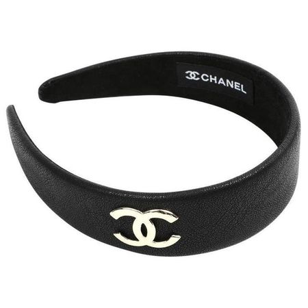 black Chanel headband