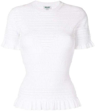 perforated knit top