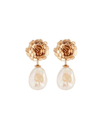 STVDIO | Carnation Pearl Earrings | INTERMIX®