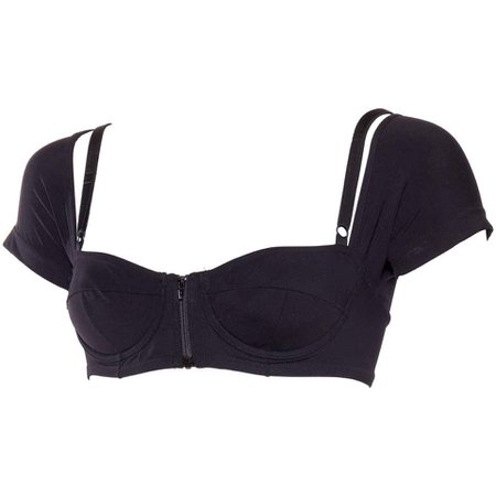 1990s Dolce and Gabbana Athletic Bra Top
