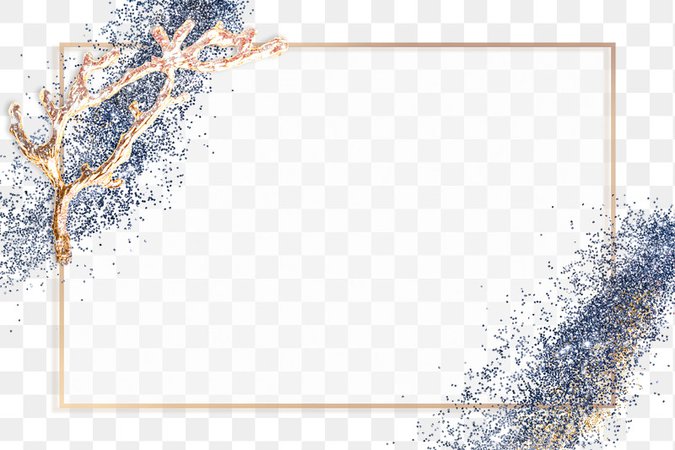 Sparkly frame png on textured background | Free stock illustration | High Resolution graphic