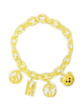 Moschino Chain Necklace A91798254 Yellow | Farfetch
