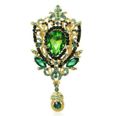 green brooches and pins - Google Search