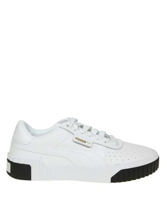 Puma Sneakers Cali In Leather White Color