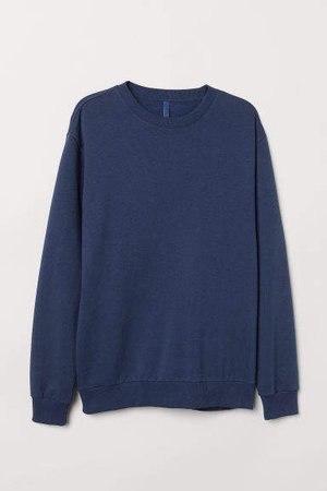Relaxed-fit Sweatshirt - Blue