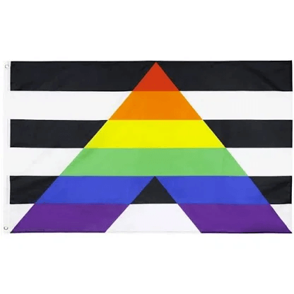 straight ally flag