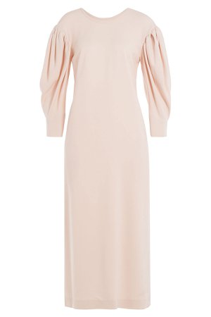 Midi Dress with Draped Sleeves Gr. UK 6