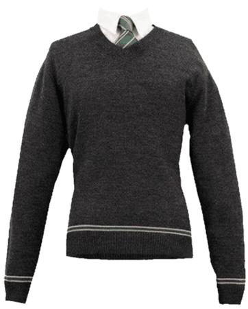 Hogwarts Houses: Slytherin Sweater jumper PNG