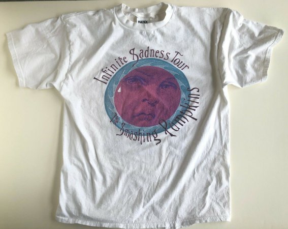 Vintage Original SMASHING PUMPKINS Mellon Collie 1996 Concert Tour T-Shirt RARE! | eBay