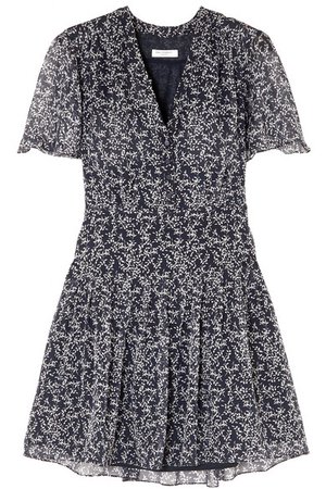 Equipment | Lisle floral-print silk-chiffon mini dress | NET-A-PORTER.COM