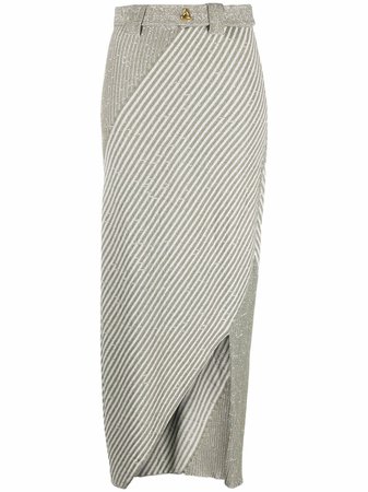 Aeron diagonal-stripe Knit Skirt - Farfetch