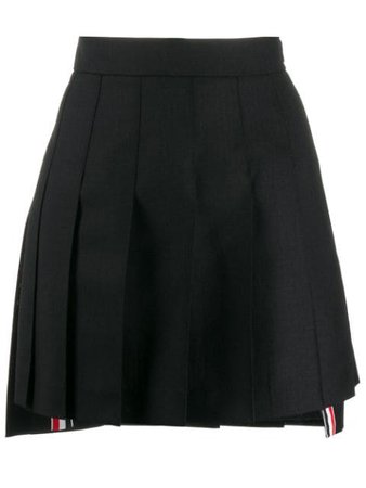 Thom Browne Pleated A-line Mini Skirt - Farfetch