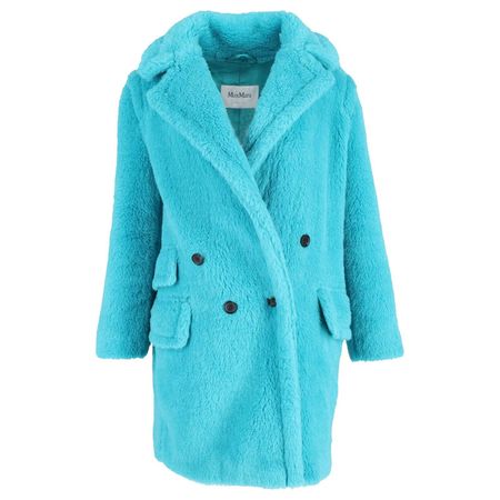 turquoise teddy coat - Google Search