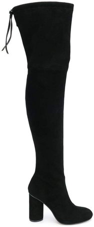 over-the-knee heeled boots