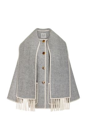 Oversized Wool-Blend Scarf Jacket By Toteme | Moda Operandi